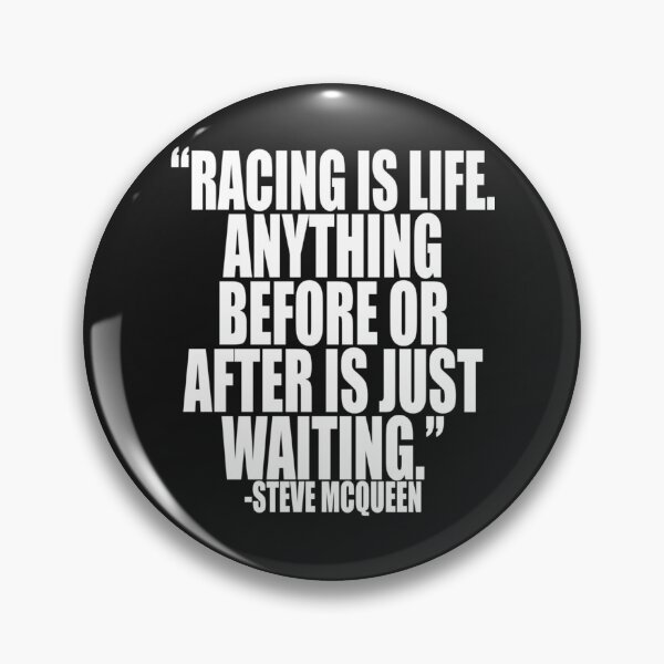 Item preview, Steve McQueen - Racing is Life  designed and sold by cutcutcutart.
