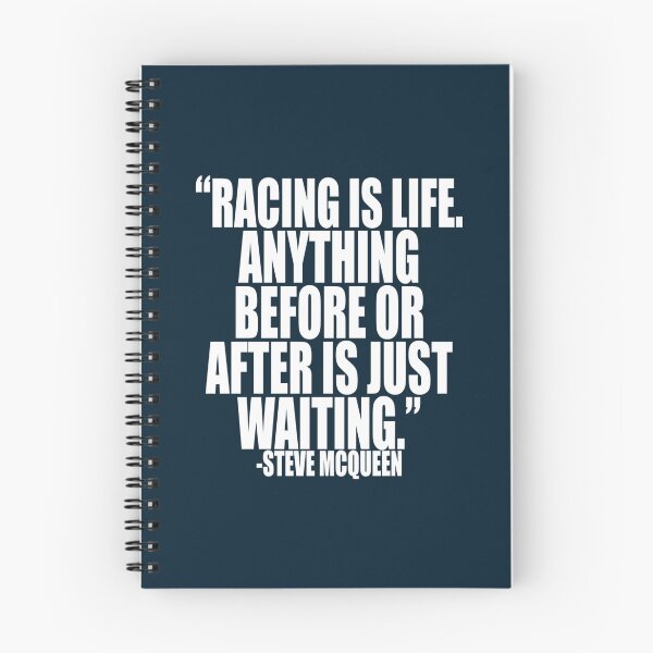 Item preview, Steve McQueen - Racing is Life  designed and sold by cutcutcutart.