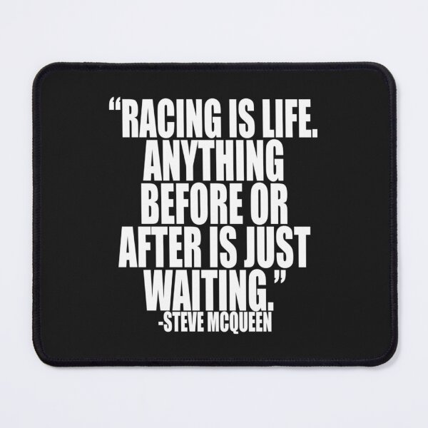 Item preview, Steve McQueen - Racing is Life  designed and sold by cutcutcutart.
