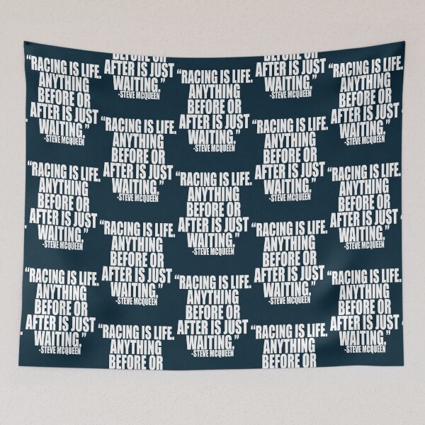 Item preview, Steve McQueen - Racing is Life  designed and sold by cutcutcutart.