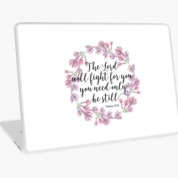 Christian Quote Laptop Skin