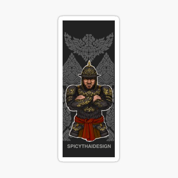 Thai Warrior Sticker