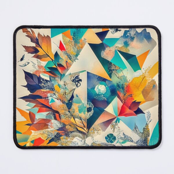 Item preview, A collage art of a bunch of colourful leaves designed and sold by Hillol Bora.