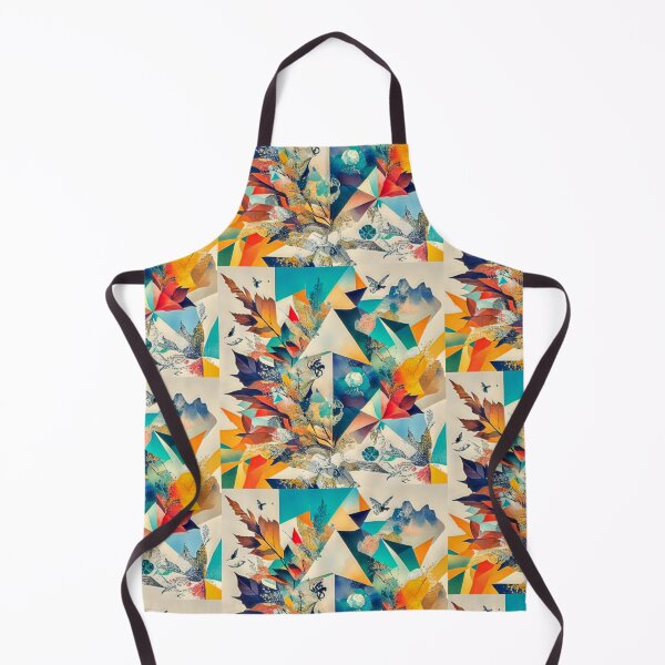 Item preview, A collage art of a bunch of colourful leaves designed and sold by Hillol Bora.