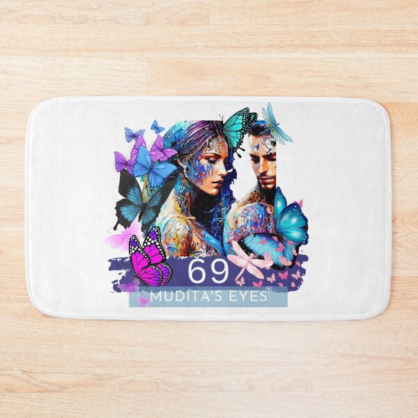 Item preview, Twin Flame 69 "Unconditional Love" Angel Number Sticker designed and sold by MuditasEyes.
