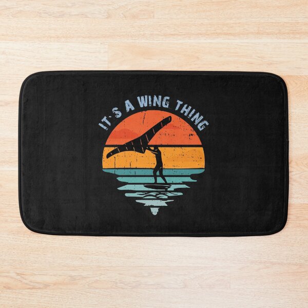 Item preview, It's a Wing Thing Grundge Vintage Retro Wing Foil Wing Surf Wingfoiler Wingsurfer designed and sold by LumbardaDesigns.
