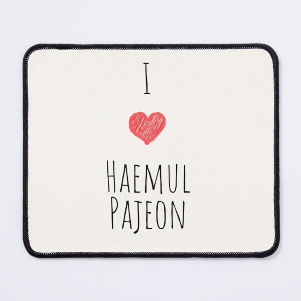 Item preview, I Love Haemul Pajeon, Korean Food, Savor the Flavors: Korean Food Delights designed and sold by iCherryRed.