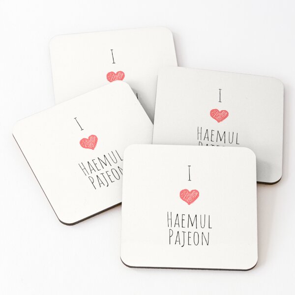 Item preview, I Love Haemul Pajeon, Korean Food, Savor the Flavors: Korean Food Delights designed and sold by iCherryRed.