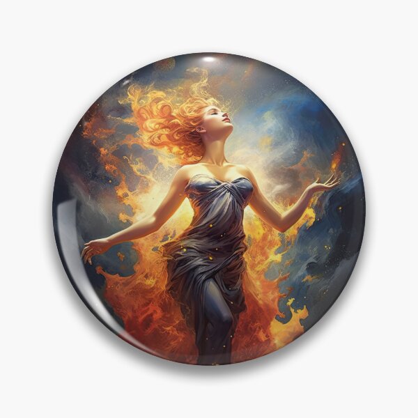 Item preview, Beautiful Girl Dancing in Fire designed and sold by CosmicGoddesses.