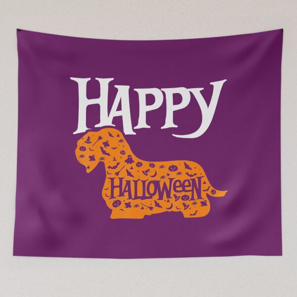Item preview, Happy Halloween Cesky Terrier 	 	 designed and sold by hknqxony45.