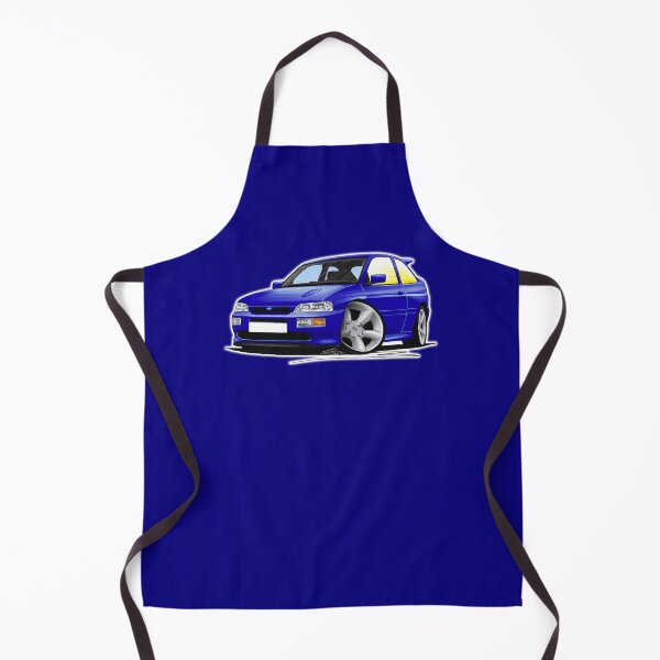 Item preview, Ford Escort RS Cosworth Azul designed and sold by Yeomans Cartoons.
