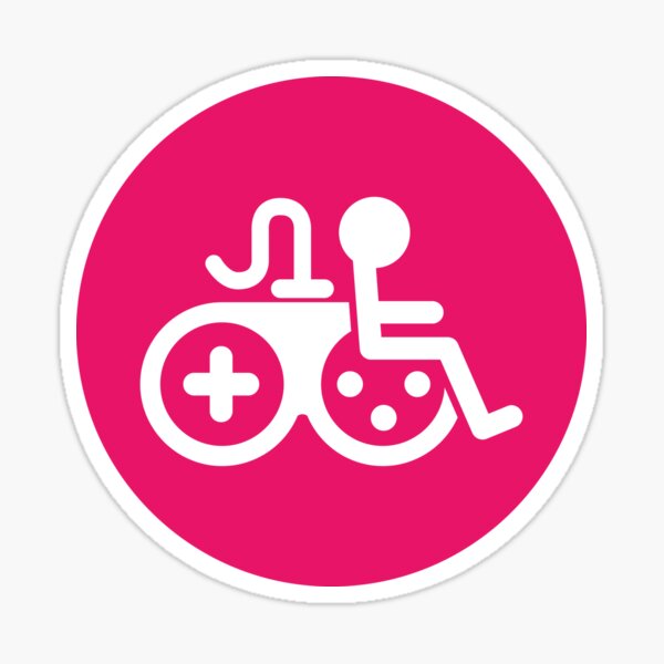 Game Accessibility Information Symbol Sticker