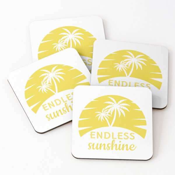 Item preview, Endless sunshine Funny Summer illustration with sun and palms designed and sold by GraphicDream.