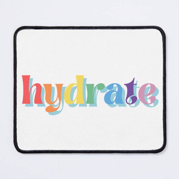 Item preview, hydrate bitch hydrate don't diedrate drink water gay rainbow aesthetic pride quote designed and sold by emcazalet.