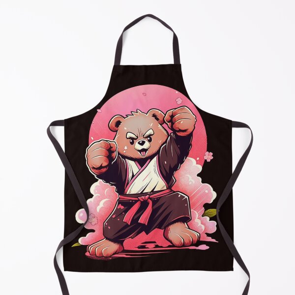 Item preview, Playful Kawaii Bear: Black Karategi Martial Arts Design designed and sold by Zandalus.