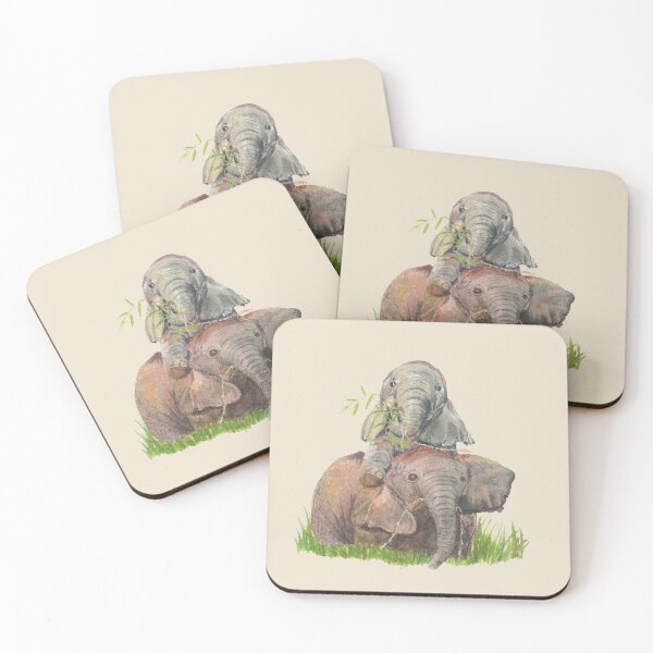 Item preview, Baby elephants  designed and sold by SiaIllustrates.