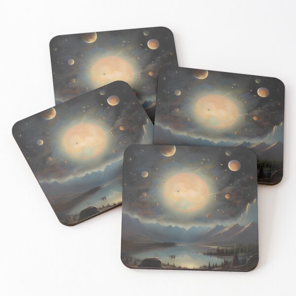 Item preview, Lunar Serenity: Moonlit Night designed and sold by Galactic Sketches.