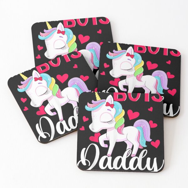 Item preview, Sorry Boys Daddy Is My Valentine Valentine's Day Unicorn designed and sold by Gabe Chalker.