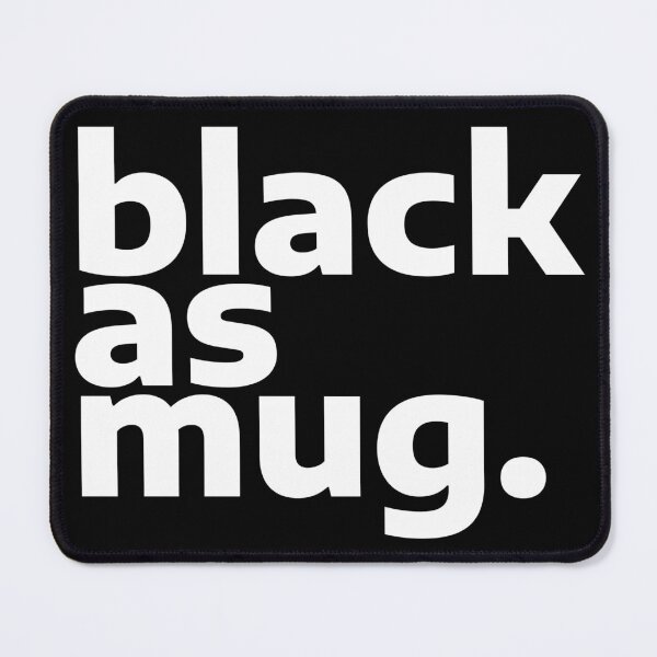 Item preview, black as mug designed and sold by MILODOX.