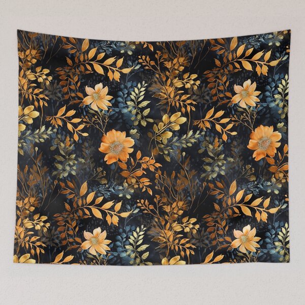 Item preview, Herbal and floral pattern 6 designed and sold by Red Witch Art.