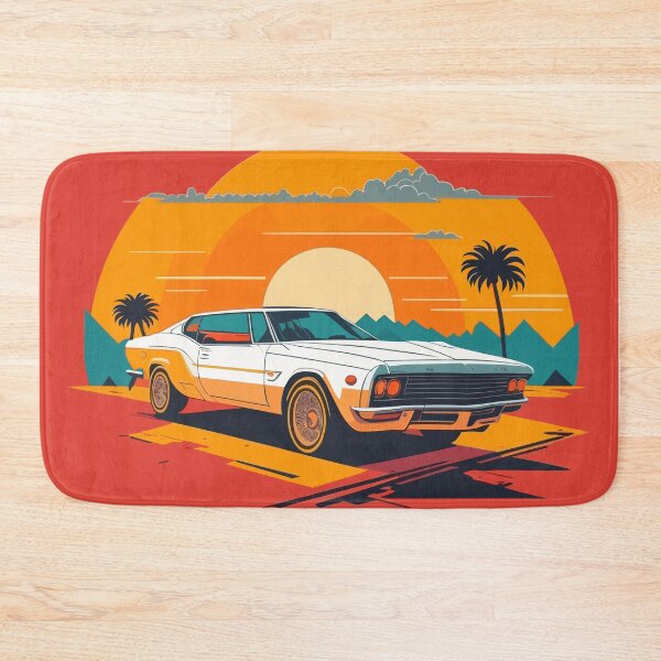 Item preview,  "Sunset Wheels: A Retro Ride into Radiant Horizons" designed and sold by PRASIDSHETTY.