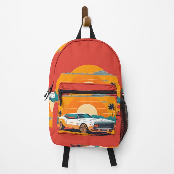 Item preview, "Sunset Wheels: A Retro Ride into Radiant Horizons" designed and sold by PRASIDSHETTY.