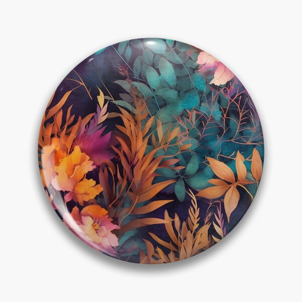 Item preview, Herbal and floral pattern 7 designed and sold by Red Witch Art.