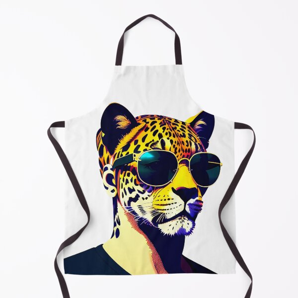 Item preview, Cool cheetah personage in sunglasses wearing a t-shirt. Vibrant colors designed and sold by Harmonysens.