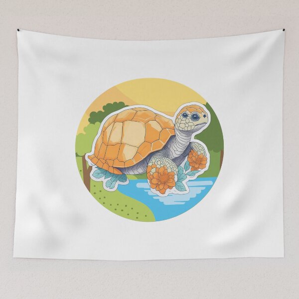 Item preview, Galapagos Tortoise In Galapagos- Beautiful Cute Island Tortoise designed and sold by sleekartist.