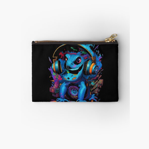Item preview, Cartoon Style Lizard with Headphones designed and sold by EddieBalevo.