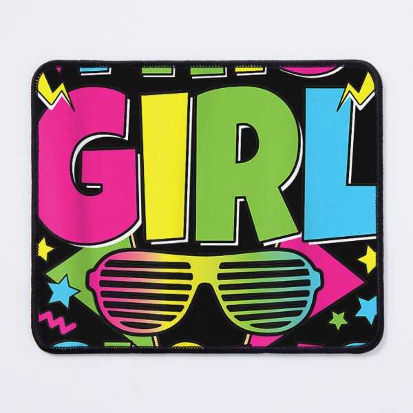 Item preview, This Girl Glows 80s Theme Outfit Eighties 80s Costume 1980s designed and sold by Tim Trammell.
