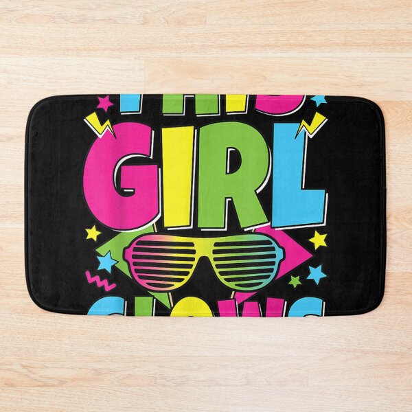 Item preview, This Girl Glows 80s Theme Outfit Eighties 80s Costume 1980s designed and sold by Tim Trammell.