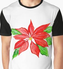 Poinsettia Graphic T-Shirt
