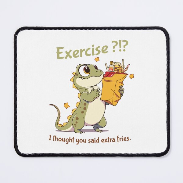 Item preview, Exercise or extra fries designed and sold by dynamitfrosch.