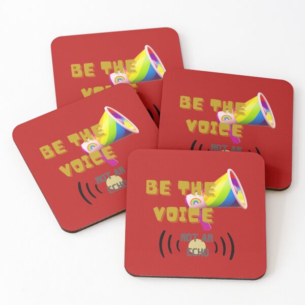 Item preview, Be The Voice Not an Echo, LGBTQIA Pride designed and sold by ShopULove.
