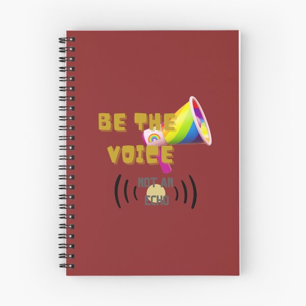 Item preview, Be The Voice Not an Echo, LGBTQIA Pride designed and sold by ShopULove.