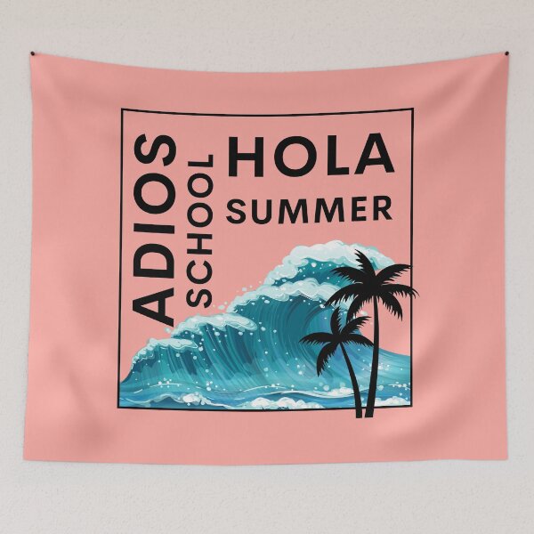 Item preview, Adios School Hola Summer..... designed and sold by Vimbuy.