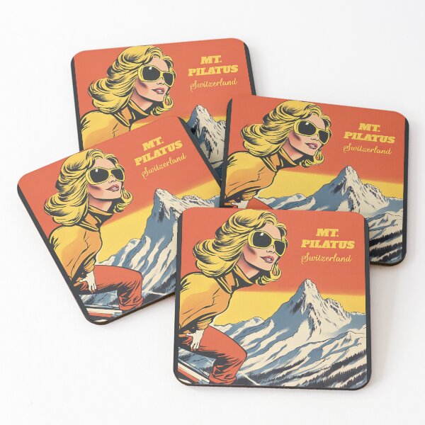 Item preview, Mt. Pilatus,Switzerland, Ski poster designed and sold by BokeeLee.