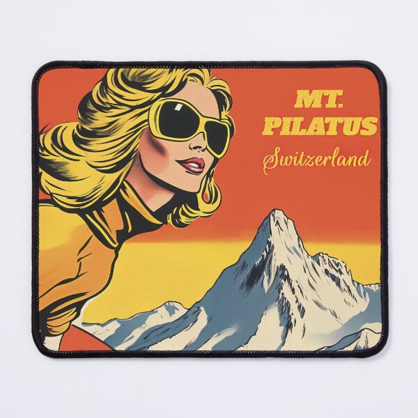 Item preview, Mt. Pilatus,Switzerland, Ski poster designed and sold by BokeeLee.