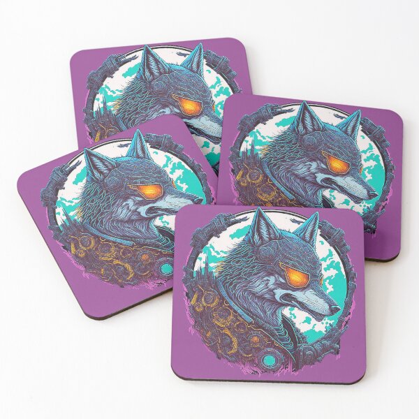 Item preview, Cyberwolf in the urban machine city designed and sold by Minpadesign.