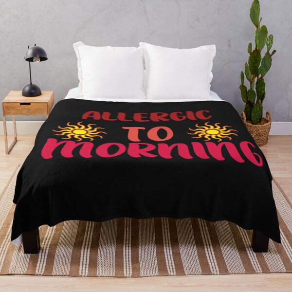 Item preview, ALLERGIC TO MORNING designed and sold by ADDI FRANK.
