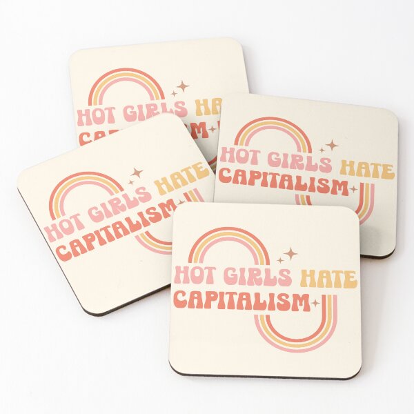 Item preview, Hot Girls Hate Capitalism designed and sold by KMIKBAL7.