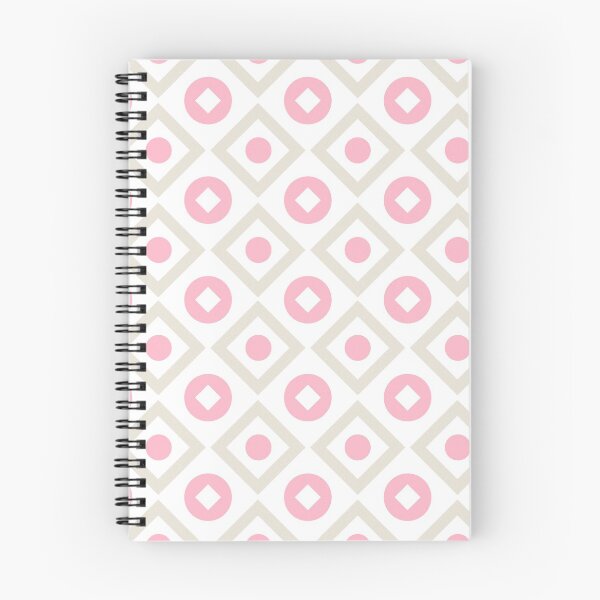 Item preview, Pink pastel pattern of rhombuses and circles designed and sold by Steffen Remter.