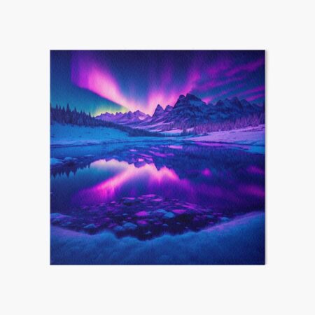 Download Stunning Picture of Aurora Borealis Reflection on calm