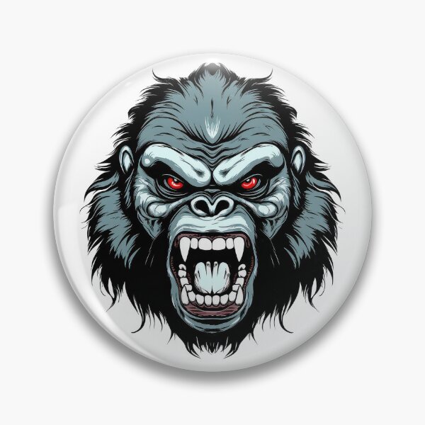 Item preview, Angry gorilla designed and sold by Rosaliartbook.