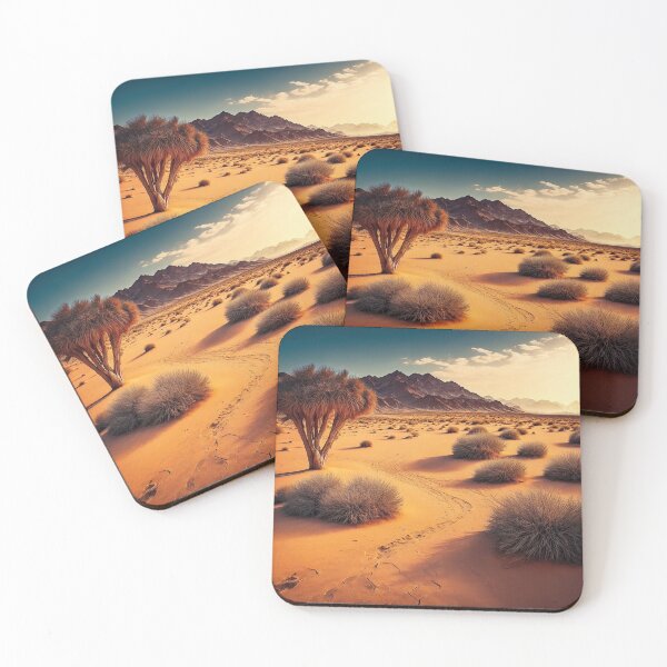 Item preview, Dry Riverbed Landscapes with a Dust Storm or Sand Dunes in the Background, Adding to the Sense of Desolation and Harsh Conditions, Ai Generated Art designed and sold by AiGens.