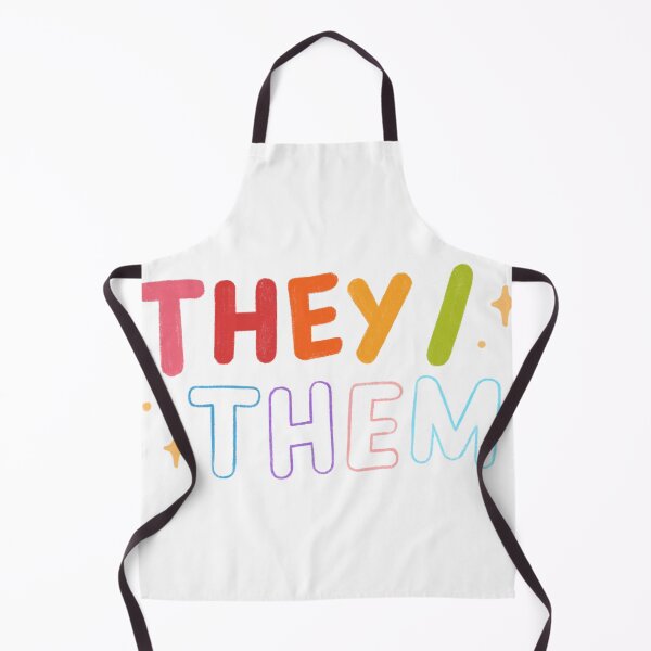 Item preview, They Them pronouns pronoun badge/sticker They/Them Non binary trans pride lgbtq designed and sold by emcazalet.