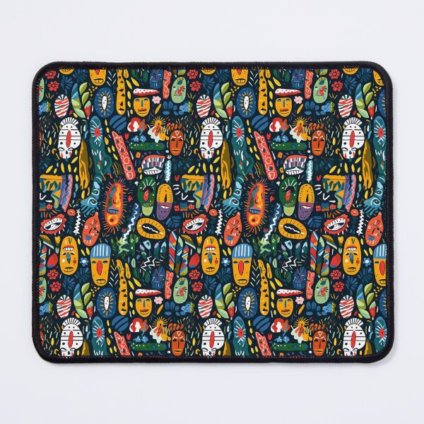 Item preview, "Crazy and Colorful African Masks Design: Stand out with Style! designed and sold by elimiui.