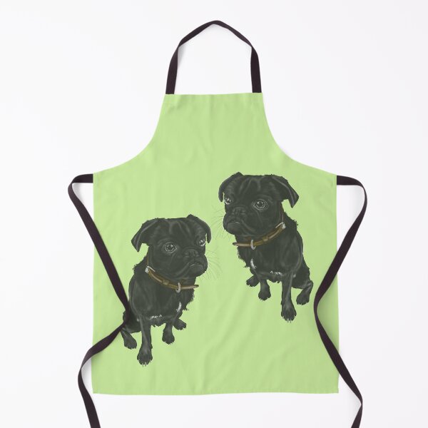 Item preview, Winston the little black pug designed and sold by barksandsqueaks.