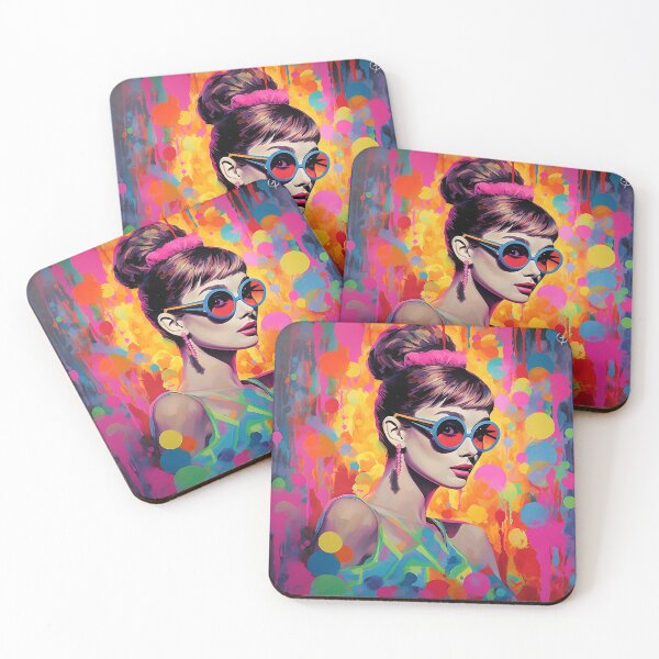 Item preview, Bashful Nightlife: Audrey Hepburn's Disco Glasses designed and sold by Cla Scara.